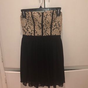Strapless Lace Dress